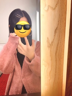 「Honeys（ハニーズ）のアイテム（カーディガン/ボレロ）」を使った、miinaさん（レディース・156cm）の春コーディネート
