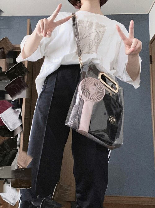 冬の骨ストちゃん Wegoのショルダーバッグを使ったコーディネート Wear