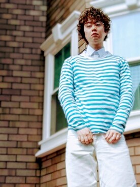 「B.I.D.（ビーアイディー）のアイテム」を使った、Teddy bear🧸さん（メンズ・177cm）の夏コーディネート