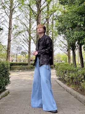 Teddy bear🧸さん（メンズ・177cm）の春コーディネート