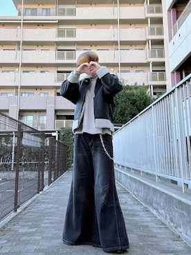 「LOVEHUNTER（ラブハンター）のアイテム」を使った、Teddy bear🧸さん（メンズ・177cm）の春コーディネート