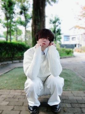 「TopIsm（トップイズム）のアイテム」を使った、Teddy bear🧸さん（メンズ・177cm）の冬コーディネート