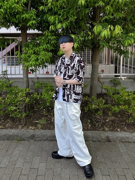 「Confirm（コンファーム）のアイテム」を使った、Teddy bear🧸さん（メンズ・177cm）の春コーディネート