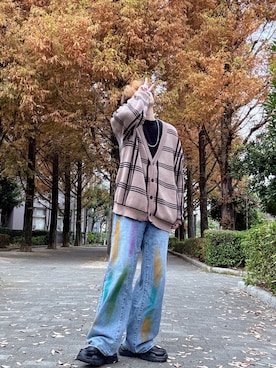 「アイテム（リング）」を使った、Teddy bear🧸さん（メンズ・177cm）の秋コーディネート