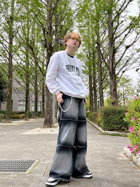 「B.R.U（ブル）のアイテム」を使った、Teddy bear🧸さん（メンズ・177cm）の春コーディネート