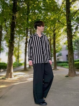 「SPADE（スペード）のアイテム」を使った、Teddy bear🧸さん（メンズ・177cm）の秋コーディネート