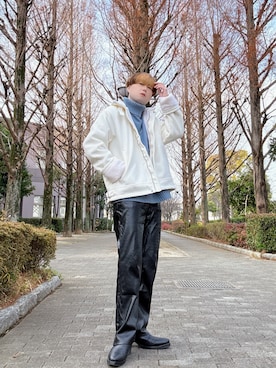 「G.O.C（ジーオーシー）のアイテム」を使った、Teddy bear🧸さん（メンズ・177cm）の冬コーディネート