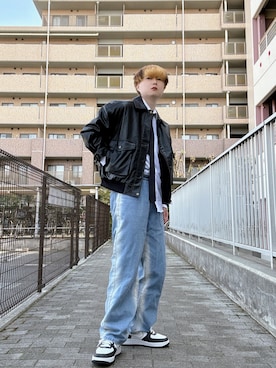 「neos（ネオス）のアイテム」を使った、Teddy bear🧸さん（メンズ・177cm）の春コーディネート