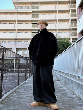 「Art re A select（アトリエセレクト）のアイテム」を使った、Teddy bear🧸さん（メンズ・177cm）の冬コーディネート