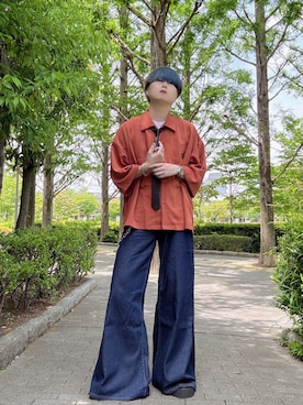 Teddy bear🧸さん(メンズ・177cm)の春コーディネート