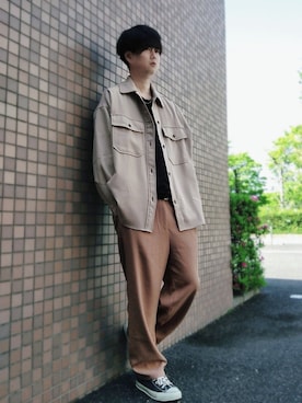 Teddy bear🧸さん（メンズ・177cm）の夏コーディネート