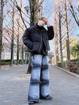 「G.O.C（ジーオーシー）のアイテム」を使った、Teddy bear🧸さん（メンズ・177cm）の冬コーディネート