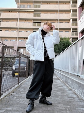 「neos（ネオス）のアイテム」を使った、Teddy bear🧸さん（メンズ・177cm）の冬コーディネート