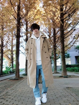 「avecmoi（アヴェクモワ）のアイテム」を使った、Teddy bear🧸さん（メンズ・177cm）の冬コーディネート