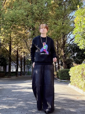 「アイテム（リング）」を使った、Teddy bear🧸さん（メンズ・177cm）の秋コーディネート