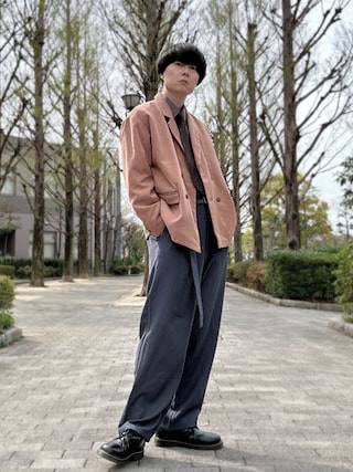 Casper John カラーレスジップテーラードジャケット CASPER JOHN（キャスパージョン）の「Collarless zip tailored