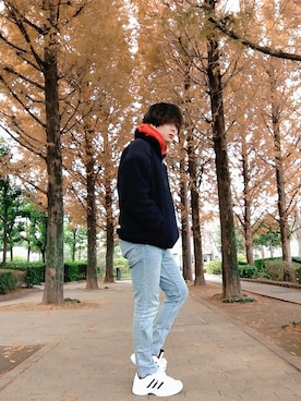 Teddy bear🧸さん（メンズ・177cm）の冬コーディネート