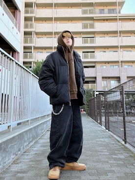 Teddy bear🧸さん(メンズ・177cm)の冬コーディネート