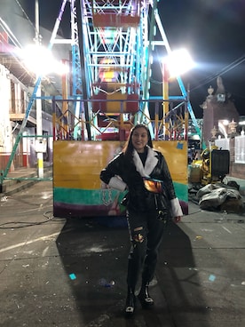 「SHEINAR（シェイナー）のアイテム」を使った、Faby Arroyoさん（レディース・170cm）の冬コーディネート