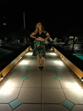 「SOLUDOS（ソルドス）のアイテム」を使った、Faby Arroyoさん（レディース・175cm）の夏コーディネート