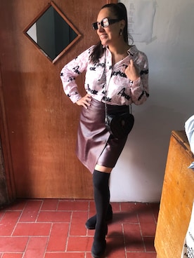 「SHEINAR（シェイナー）のアイテム」を使った、Faby Arroyoさん（レディース・170cm）の冬コーディネート