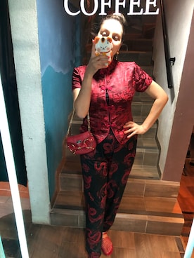 「SHEINAR（シェイナー）のアイテム」を使った、Faby Arroyoさん（レディース・170cm）の夏コーディネート