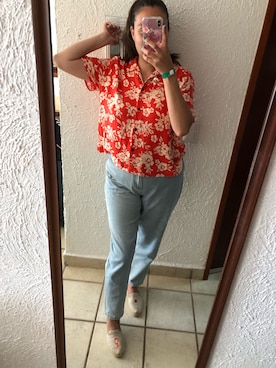 「アイテム（その他シューズ）」を使った、Faby Arroyoさん（レディース・170cm）の秋コーディネート