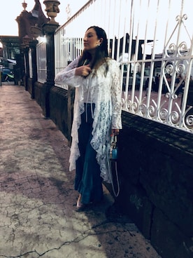 「SHEINAR（シェイナー）のアイテム」を使った、Faby Arroyoさん（レディース・170cm）の夏コーディネート