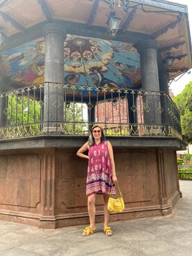 「yellow」｜Faby Arroyoさん（レディース・175cm）の春コーディネート