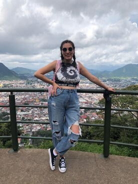 「travel」｜Faby Arroyoさん（レディース・170cm）の夏コーディネート