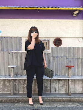 「CHEMBUR（チェンバー）のアイテム」を使った、ATSUKOさん（レディース・157cm）の夏コーディネート