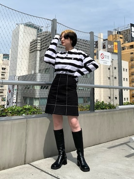 「COVERNAT」｜yuriaさん（レディース・168cm）の春コーディネート
