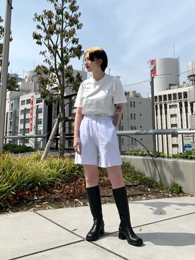 「ROLAROLA（ロラロラ）のアイテム」を使った、yuriaさん（レディース・168cm）の春コーディネート