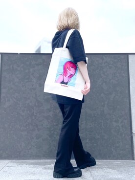 「Ctr1（コントロール）のアイテム」を使った、EMII SHOJIさん（レディース・156cm）の夏コーディネート