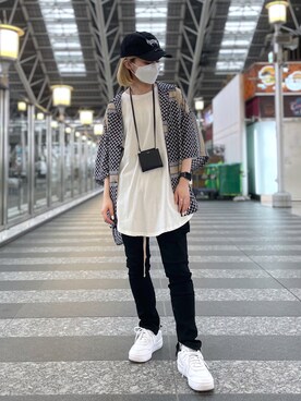 「COOLなこのコが仲間入り」｜「アイテム（財布/小物）」を使った、EMII SHOJIさん（レディース・156cm）の夏コーディネート