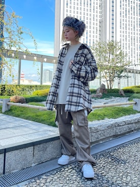 EMII SHOJIさん（レディース・156cm）の秋コーディネート