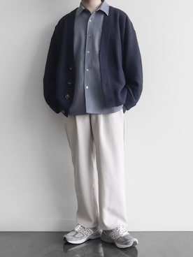 「LILL（リル）のアイテム（スラックス）」を使った、itsukiさん（メンズ・167cm）の春コーディネート