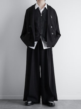 「アイテム（ベスト）」を使った、itsukiさん（メンズ・167cm）の秋コーディネート