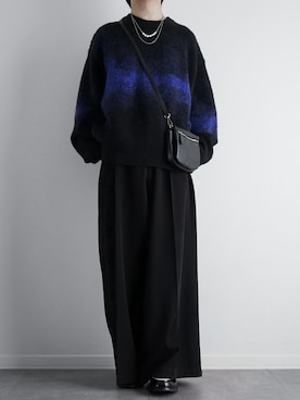 「アイテム（スラックス）」を使った、itsukiさん（メンズ・167cm）の冬コーディネート