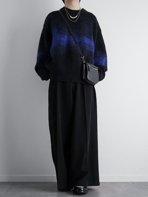 UNISEX》Goat Leather Flap Mini Shoulder Bag/ゴートレザーフラップ