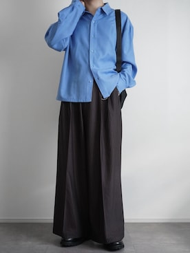 「SOCCE（ソーシー）のアイテム（パンツ）」を使った、itsukiさん（メンズ・167cm）の秋コーディネート