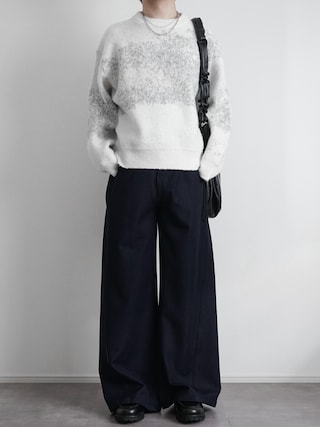 「SOCCE(ソーシー)のシームカーブTRデニムパンツ(デニムパンツ)」を使った、itsukiさん(メンズ・167cm)の秋コーディネート