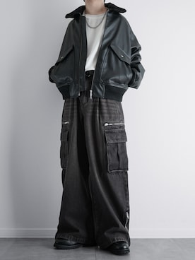 「アイテム（ブルゾン）」を使った、itsukiさん（メンズ・167cm・20代）の秋コーディネート