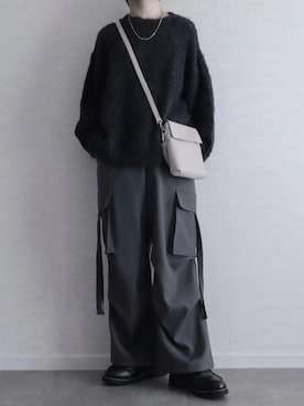 「アイテム（カーゴパンツ）」を使った、itsukiさん（メンズ・167cm・20代）の秋コーディネート