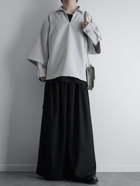 「レイヤードスタイル」｜「アイテム（タンクトップ）」を使った、itsukiさん（メンズ・167cm）の秋コーディネート