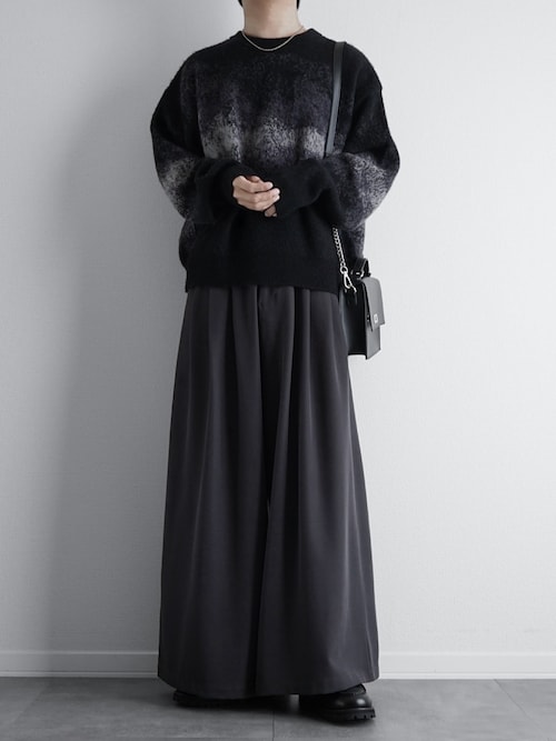 ワイドドレープ袴スラックス（スラックス）｜SOCCE（ソーシー