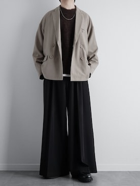 「アイテム（タンクトップ）」を使った、itsukiさん（メンズ・167cm）の冬コーディネート