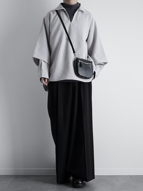 MAISON SPECIAL ショルダーバッグ 「UNISEX」Goat Leather Flap