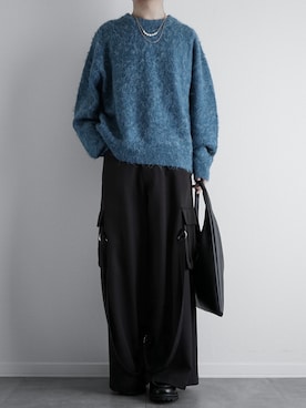 「アイテム（トートバッグ）」を使った、itsukiさん（メンズ・167cm）の冬コーディネート