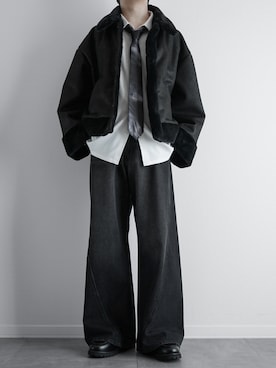 「アイテム（ムートンコート）」を使った、itsukiさん（メンズ・167cm）の秋コーディネート